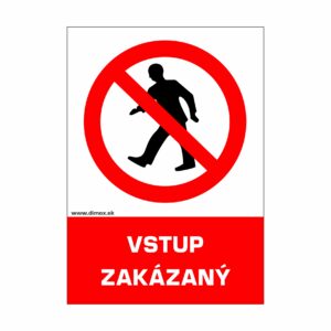 Vstup zakázaný