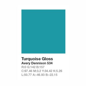 Samolepiaca fólia 534 Turquoise lesklá